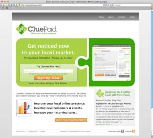 CluePad Website CluePad website